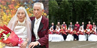 Đám cưới thà muộn còn hơn không của 22 cặp vợ chồng già