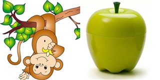 Con khỉ và quả táo gỗ cùng bài học đắt giá về cuộc sống