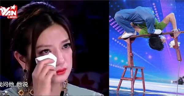 Màn biểu diễn xiếc của hai chị em nghèo khiến Triệu Vy rơi nước mắt