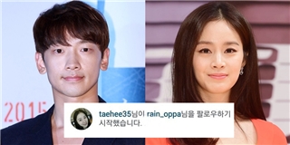 Kim Tae Hee “bóng gió” khẳng định tình cảm bền chặt với Rain