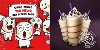 Uống Coffee Bean miễn phí mừng YAN News đạt 8 triệu fan