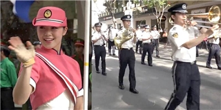 200 cảnh sát diễn quân nhạc khuấy động đường phố Sài Gòn