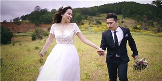 Rơi nước mắt với tâm sự của chồng Diễm Hương trong clip cưới