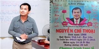 Cuộc đời đầy nghị lực nhưng ngắn ngủi của thầy-giáo-lang-thang Nguyễn Chí Thoại