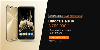 HnamMobile độc quyền mở bán điện thoại InFocus M810 chính hãng giá rẻ