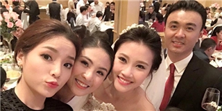 Kỳ Duyên, Ngọc Hân nhắng nhít trong đám cưới top 5 Hoa hậu Việt Nam