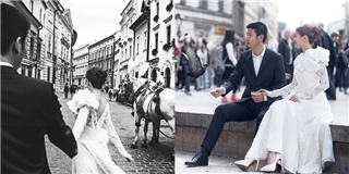 Á hậu Diễm Trang xinh đẹp như công chúa trong bộ ảnh cưới tại châu Âu