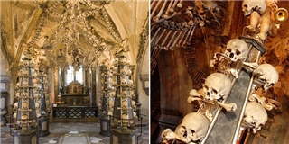 Kì lạ nhà thờ được trang trí bởi hơn 70.000 bộ xương người