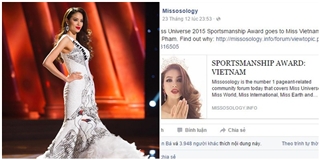 Phạm Hương được khen ngợi hết lời khi hành xử đẹp hậu Miss Universe