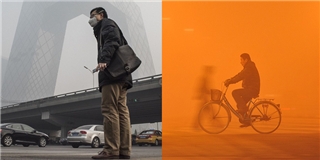 Hoảng hồn trước loạt ảnh đặc tả cảnh ô nhiễm môi trường tại Bắc Kinh
