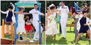 “Cô dâu” Diễm My và Việt Hương khiến khán giả “chết cười” với vũ điệu mới