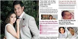 Vợ chồng mĩ nhân đẹp nhất Philippines hạnh phúc được truyền thông Việt quan tâm