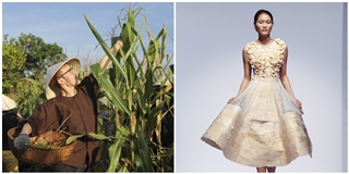 Thích mê những bộ váy làm bằng vỏ ngô của thí sinh Project Runway
