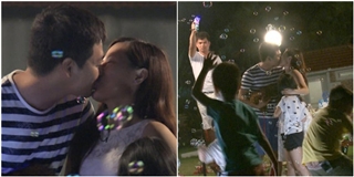 MC Phan Anh hôn vợ say đắm trên truyền hình