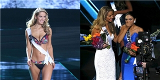 Hoa hậu Mỹ bị dọa giết vì cười khi MC trao nhầm giải