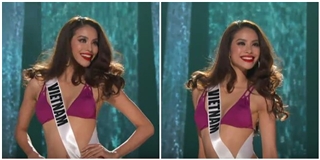 Bỏng mắt với phần trình diễn bikini của Phạm Hương tại Miss Universe