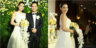 Cô dâu Trang Nhung đẹp lộng lẫy trong tiệc cưới tại Hà Nội