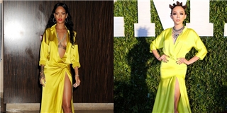 Tóc Tiên khẳng định không nhái váy của Rihanna