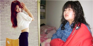 Xuýt xoa nhan sắc cô gái giảm cân đẹp như diễn viên Hàn Quốc