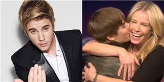 16 tuổi, Justin Bieber đã biết tán tỉnh cả đàn chị U40