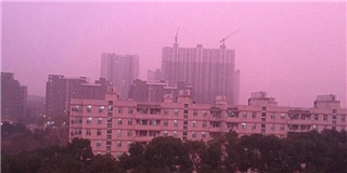Hiện sương mù màu hồng tím gây sốt cộng đồng mạng