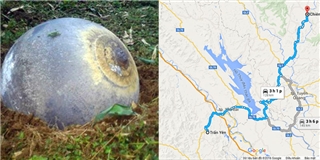 Vật thể lạ rơi ở Tuyên Quang nặng 35 kg