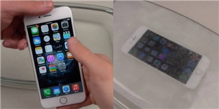 Điều gì xảy ra khi ngâm iPhone 6 vào nước đá?