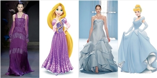 Ngẩn ngơ trước những chiếc váy giống hệt công chúa Disney