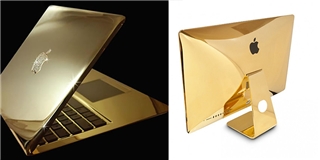 “Không thể không thèm” trước loạt iMac và Macbook mạ vàng 24k