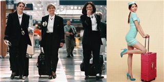 Trang phục của nữ tiếp viên hàng không thay đổi như thế nào?