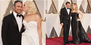 Khoảnh khắc ngọt ngào của các cặp đôi trên thảm đỏ Oscar