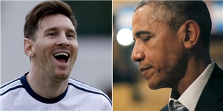 Messi tổ chức hẹn hò ái nữ của tổng thống Obama
