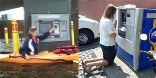 Những hình ảnh khó gặp tại cây ATM