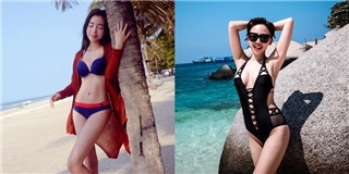 Chưa kịp vào hè, mĩ nhân Việt đã rầm rộ khoe bikini