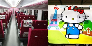 Choáng với ứng xử của hành khách trên chuyến tàu Hello Kitty đầu tiên
