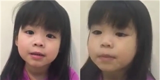 Choáng với cô bé 5 tuổi nói tiếng Anh sõi như tiếng Việt