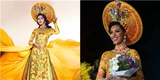 Áo dài của Khả Trang được tôn vinh tại Miss Eco Universe 2016