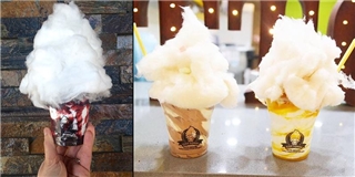 Cận cảnh kem bông gòn Hàn Quốc, món ăn đang gây bão