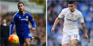 “Bom tấn” của Real-Chelsea: Hazard và James đổi chỗ