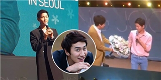 Fan sướng rơn khi Lee Kwang Soo tặng hoa cho Song Joong Ki