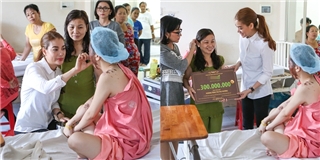 Trương Ngọc Ánh hỗ trợ 300 triệu để nữ sinh bị tạt axít đi thẩm mĩ