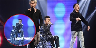 Yanbi ngồi xe lăn vẫn biểu diễn cực xung trên sân khấu