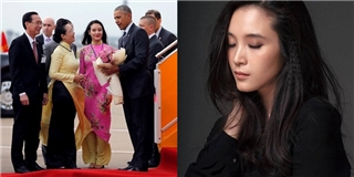 Chân dung cô gái tặng hoa Tổng thống Obama tại Tân Sơn Nhất