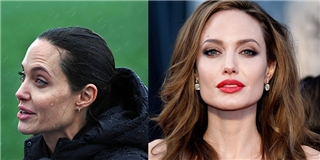 Fan xót xa khi Angelina Jolie ngày càng gầy gò tiều tụy
