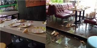 Cảnh tượng kinh hoàng của dân chơi khi đi ăn nhà hàng ở Hà Nội