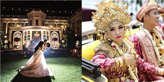 Đám cưới dát vàng của tài tử điển trai nhất Indonesia