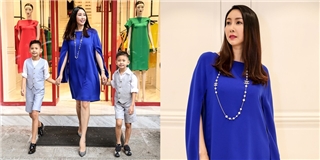 Lần đầu tiên, Hoa hậu Hà Kiều Anh để con trai làm người mẫu