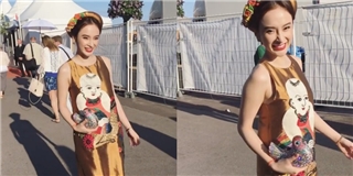 Angela Phương Trinh mang nét đẹp truyền thống lên thảm đỏ Cannes