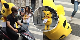 Pikachu bị tông xe giữa phố vì nhắc nhở an toàn giao thông