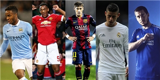 Neymar, Martial và top 16 cầu thủ U21 đắt giá trong lịch sử
